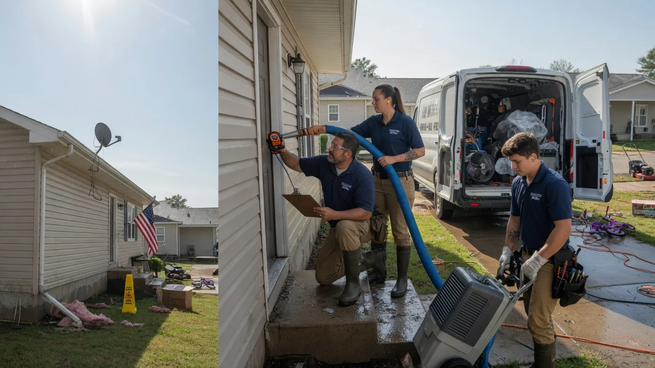 Ceiling Water Damage Restoration in Dunreith, IN near me